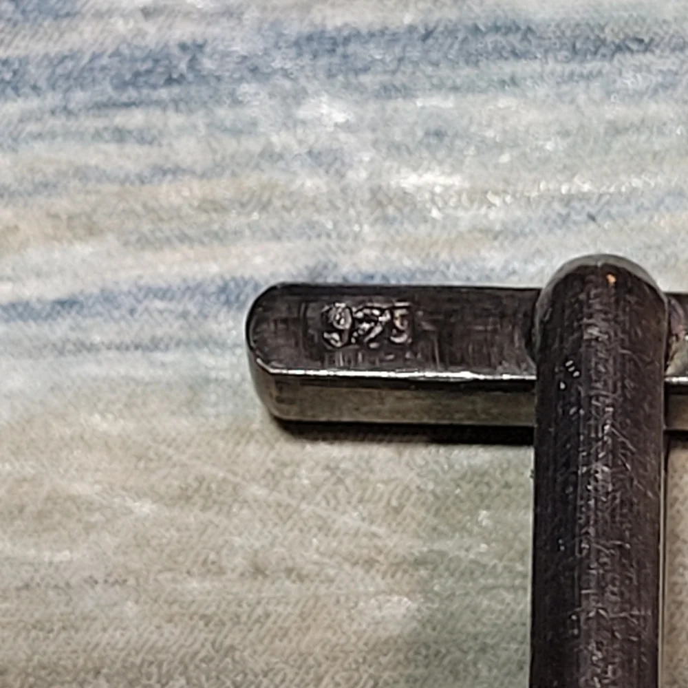 925 Square Cufflinks.